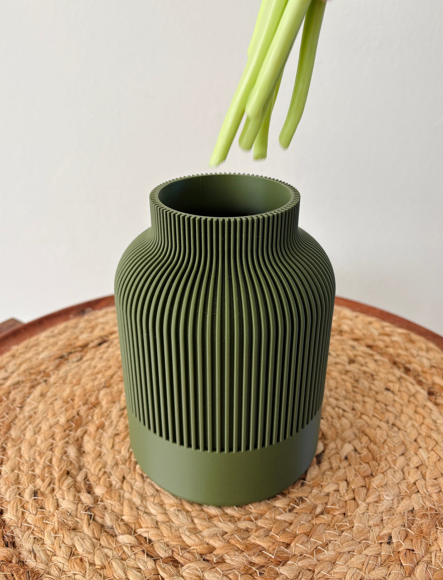 Ridge Textured Vase