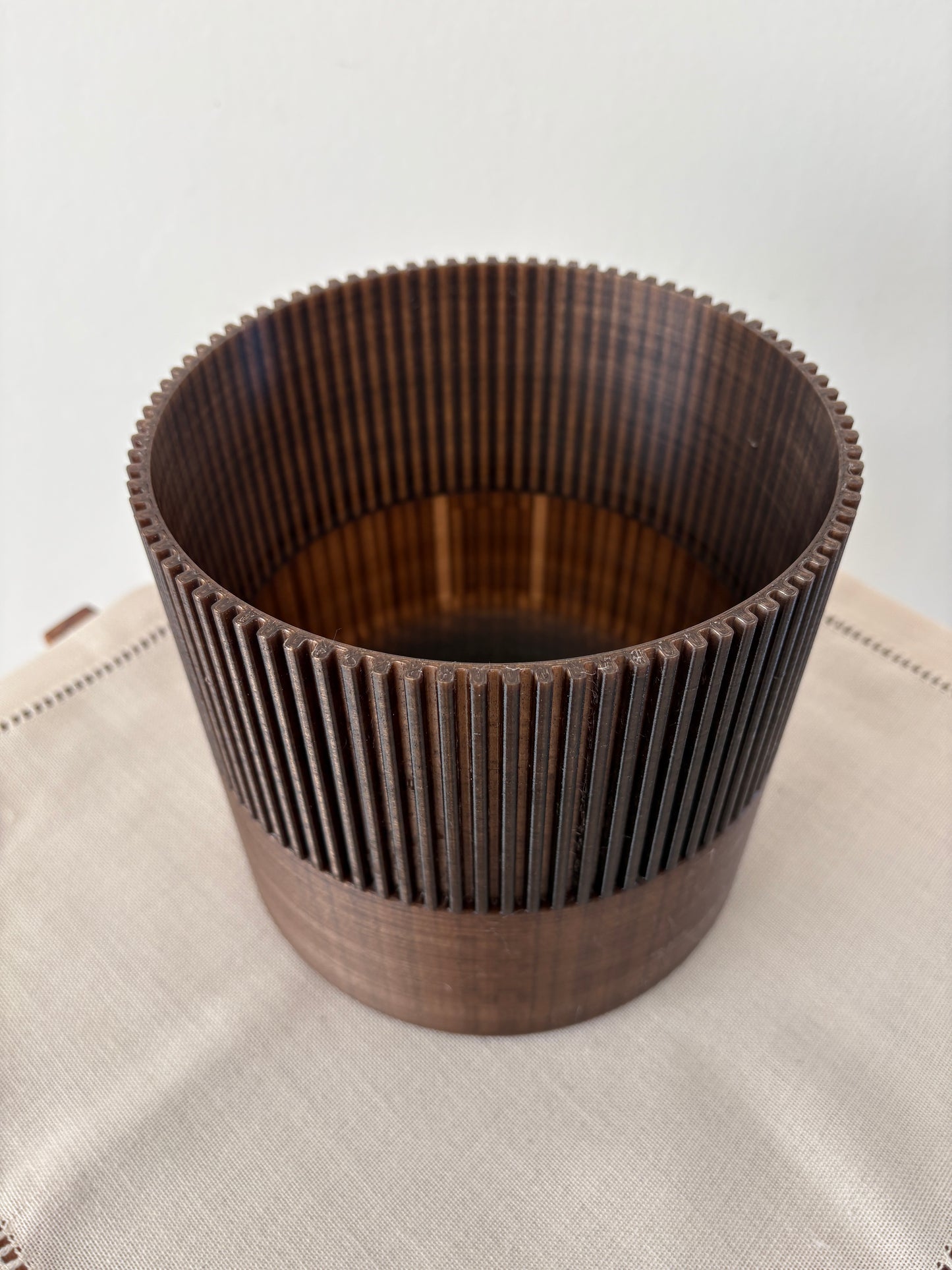 Ridge Textured Plant Pot