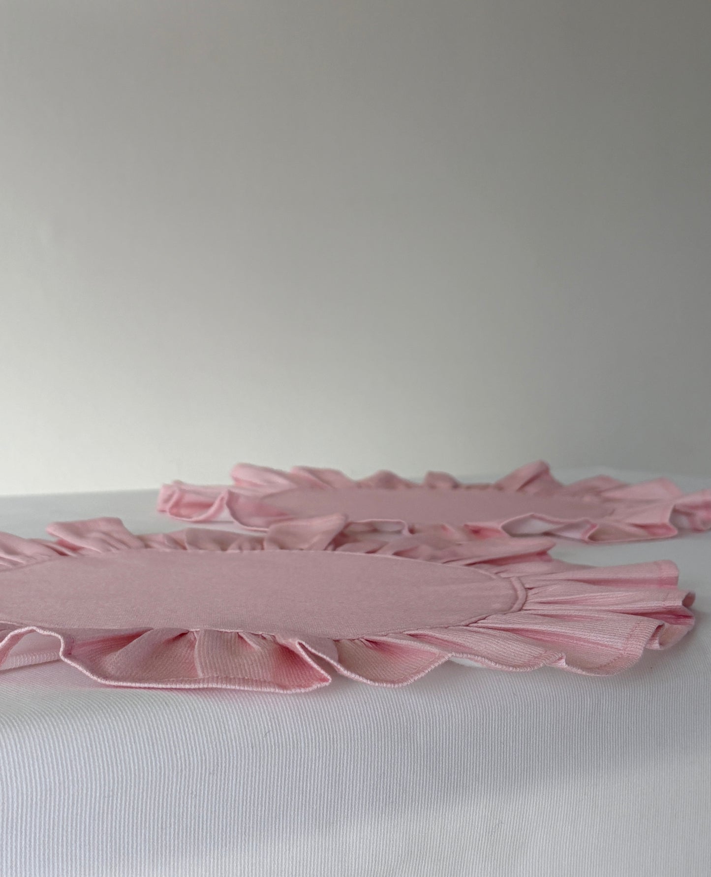 Blush Ruffle Placemats (Set of 2)