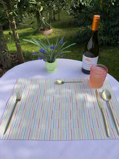 Striped Cotton Placemats (Set of 2)