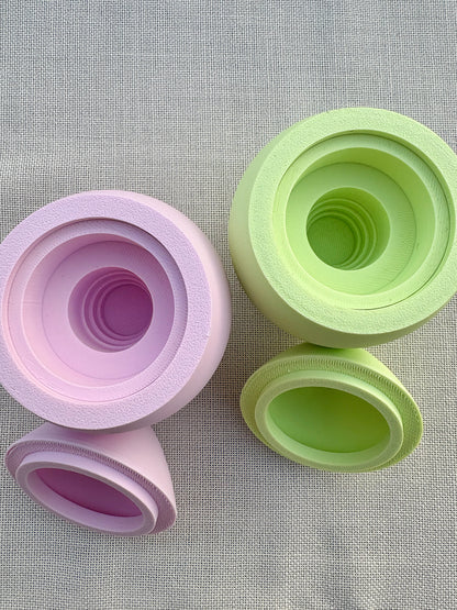 Pastel Egg Vase & Candle Holder